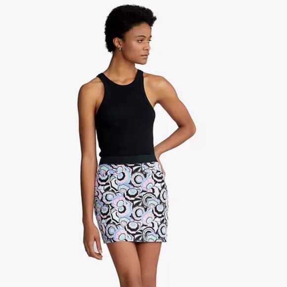 NWT RLX Ralph Lauren Golf Geo-Print Aim 4-Way-Stretch 17" Skort